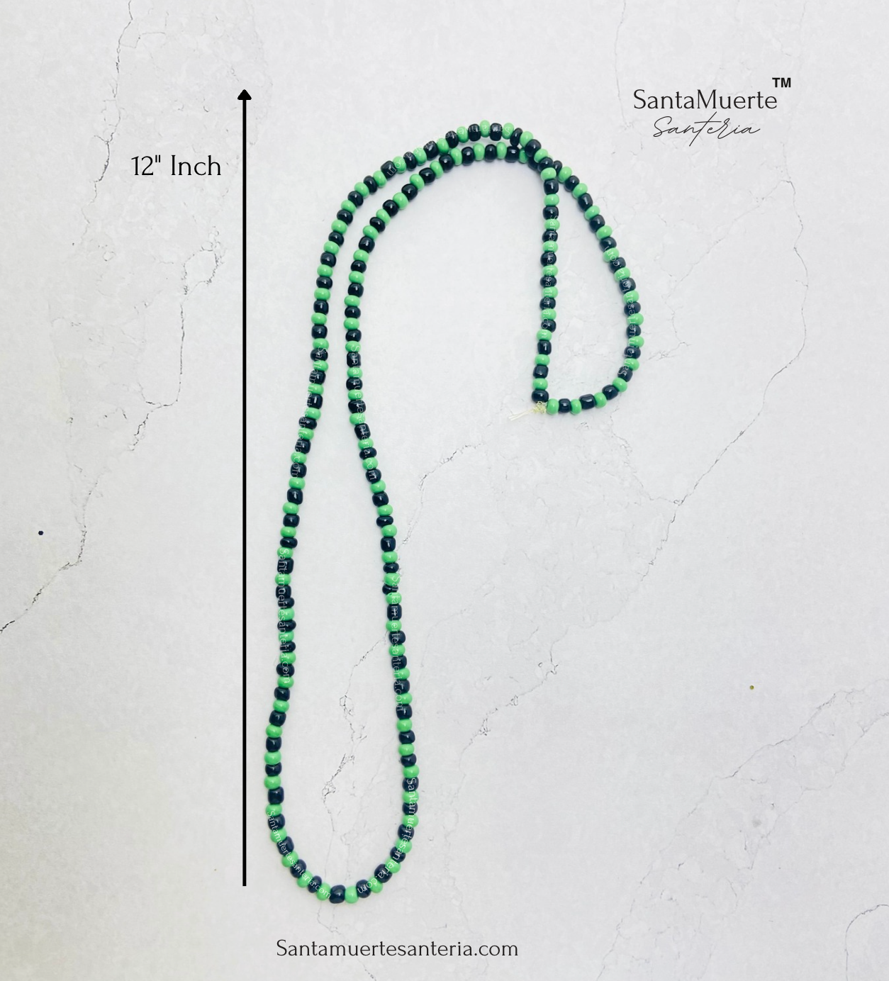 Ogun Orisha Eleke Necklace, Collar de Ogun, Ogun Eleke Yoruba Santeria Collar