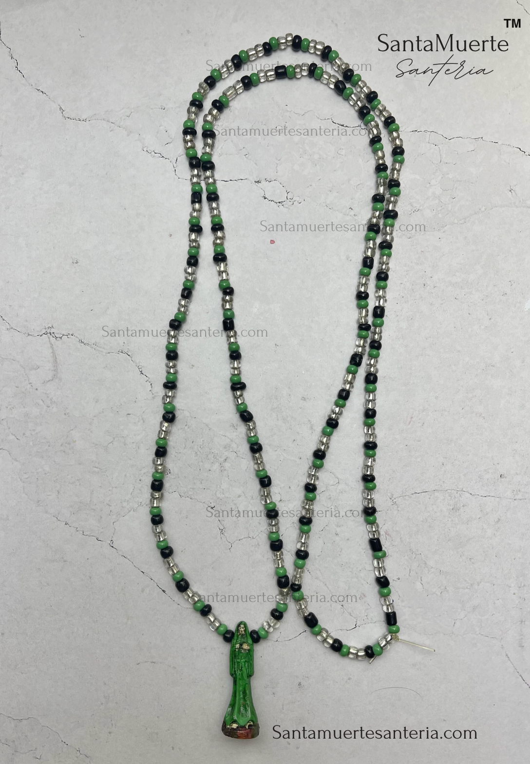 Holy Death Necklace/Collar Santa Muerte