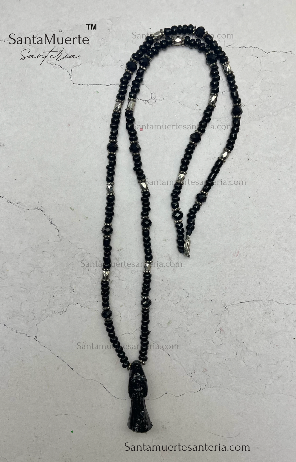 Holy Death Necklace/Collar Santa Muerte