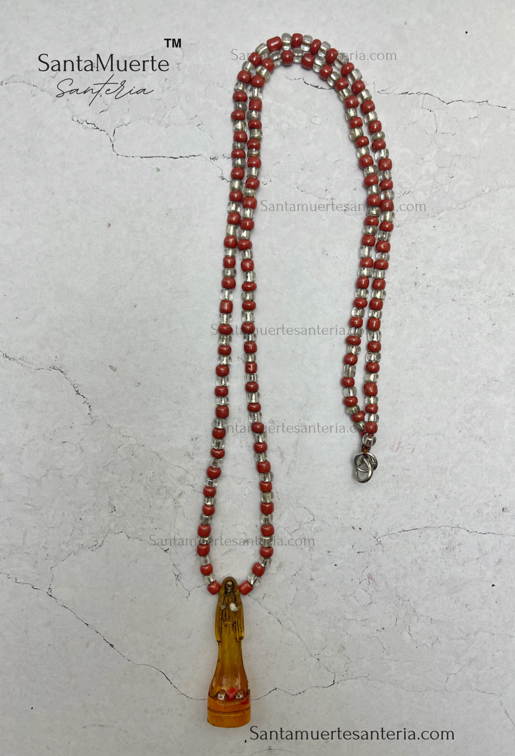 Holy Death Necklace/Collar Santa Muerte