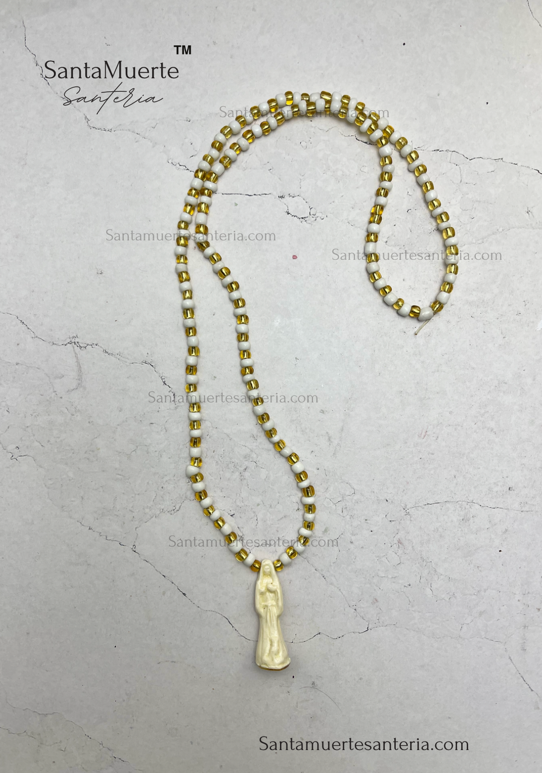 Holy Death Necklace/Collar Santa Muerte