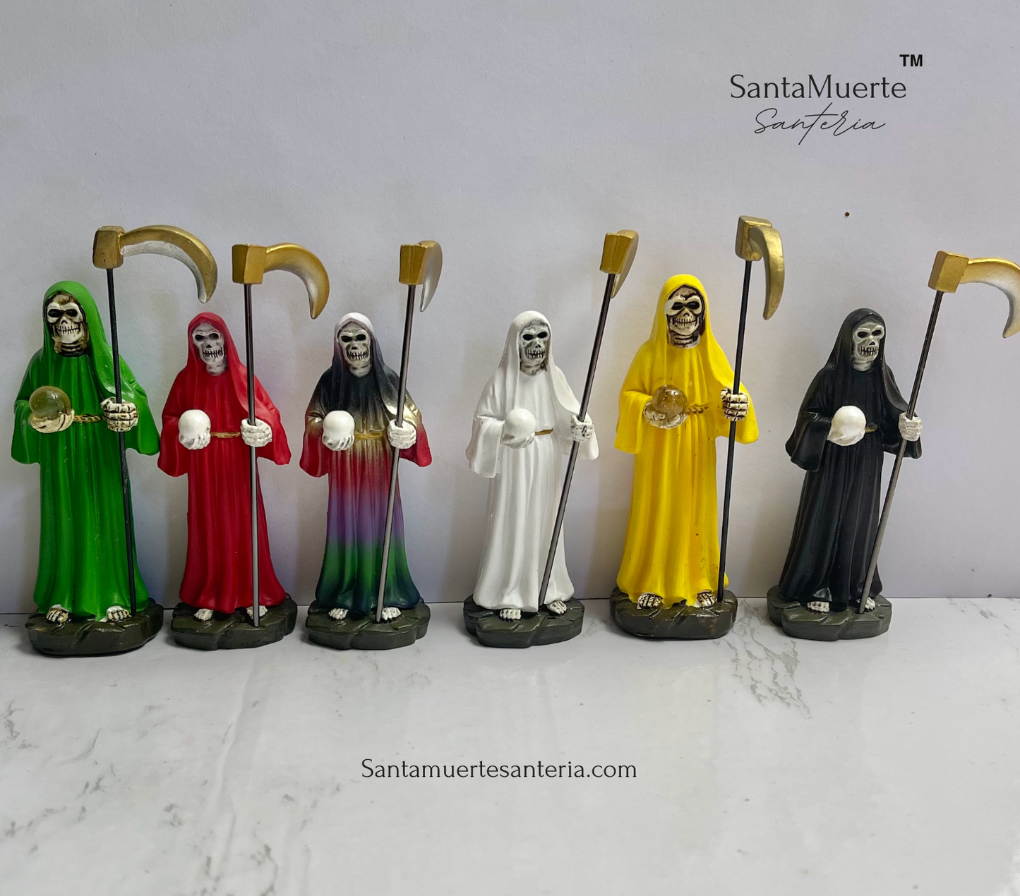 Holy Death Statues/Santa Muerte Estatuas