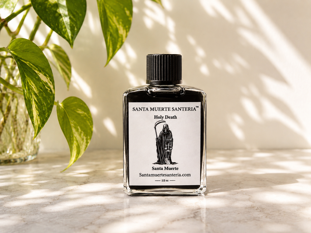 Black Holy Death Oil, Unblockage, Aceite de la Santa Muerte Negro, Desobstrucción