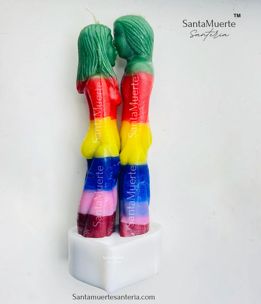 Open Roads Couple's candle, Figure candles, Velas de Pareja de Abre Caminos, Velas de Figura