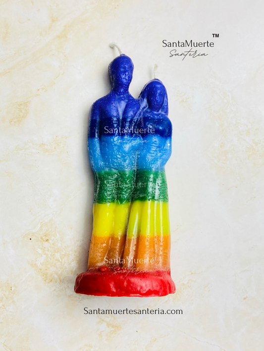 Chakra marriage cleansing Couple's candle, Figure candles, Velas de Pareja de limpia de chakra, Velas de Figura