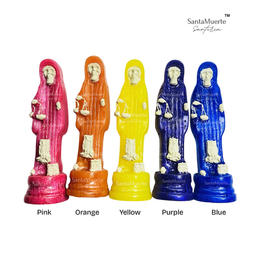 Holy Death 5" Inch Statues, Estatuas De La Santa Muerte 5" Pulgadas, Open Roads, Abre Camino, Altar Statue