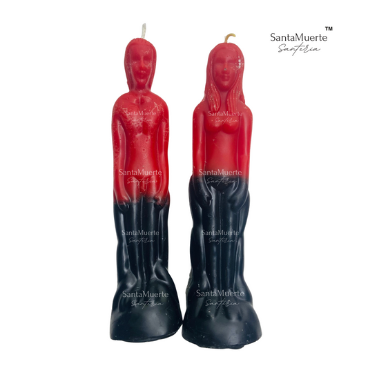 Reversible Figure Candles, Protection candles, Velas de Figura de Protección