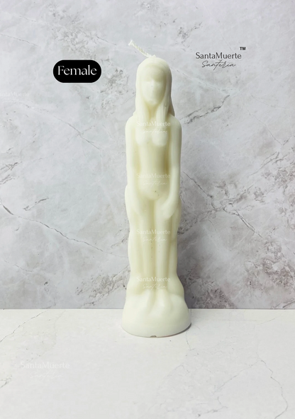 White Image Figure Candles, Ritual candles, Spell candles, White Female Candle, White Male Candle,Velas figurativas Blanco, Velas rituales, Velas para hechizos, Vela figurativa femenina Blanco, Vela figurativa masculina blanco