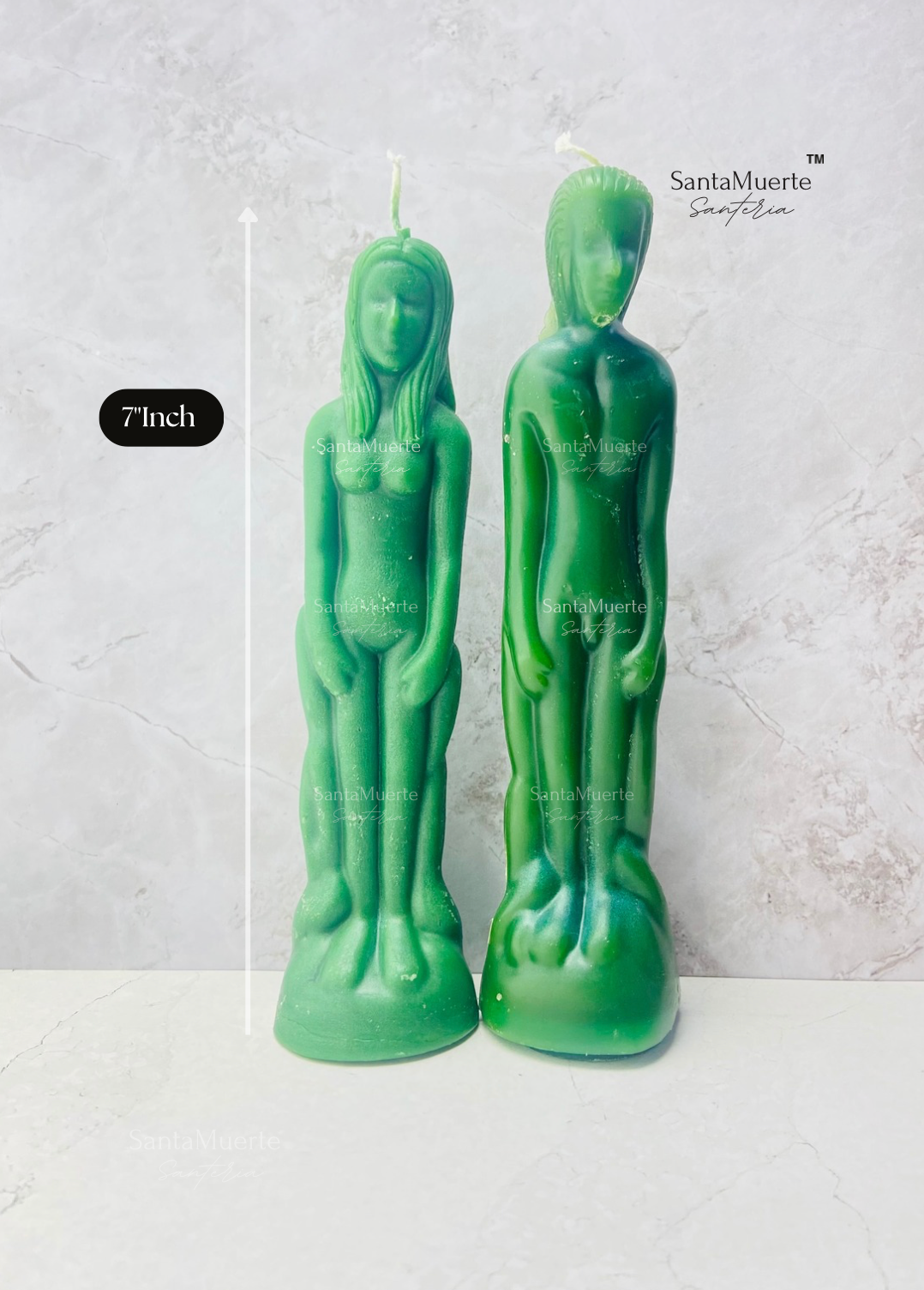 Green Image Figure Candles, Ritual candles, Spell candles, Female Candle, Male Candle,Velas figurativas Verde, Velas rituales, Velas para hechizos, Vela figura de Mujer, Vela figura de Hombre