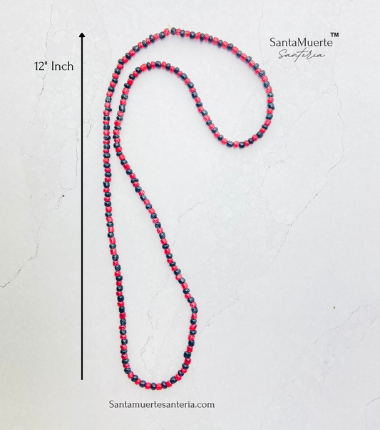Elegua Orisha Eleke Necklace, Collar de Elegua, Elegua Eleke Yoruba Santeria Collar