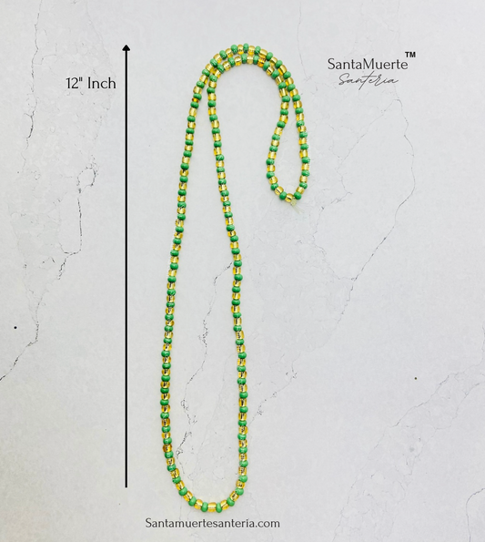 Orula Orisha Eleke Necklace, Collar de Orula, Orula Eleke Yoruba Santeria Collar