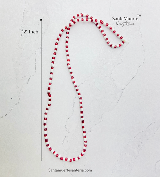 Chango Orisha Eleke Necklace, Collar de Chango, Chango Eleke Yoruba Santeria Collar