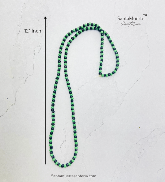 Ogun Orisha Eleke Necklace, Collar de Ogun, Ogun Eleke Yoruba Santeria Collar