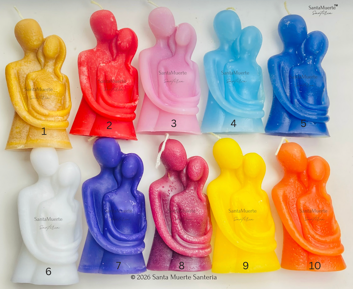 Hug Me Mini Candles Love/Attraction//Velas Abrazame Mini Amor/Atraccion