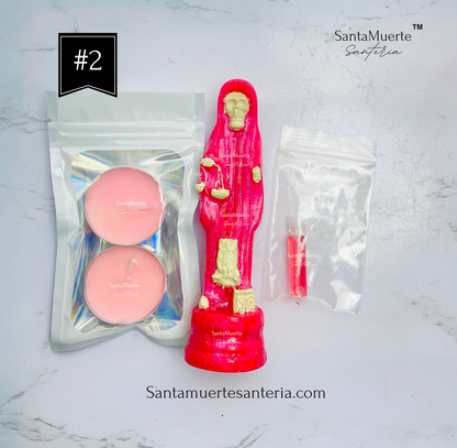 Holy Death Statue Sets/Estatuas Santa Muerte Conjuntos