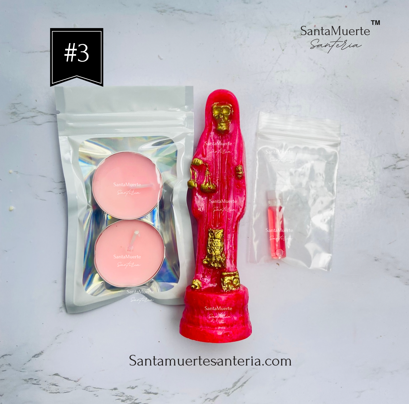 Holy Death Statue Sets/Estatuas Santa Muerte Conjuntos