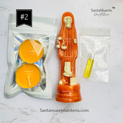 Holy Death Statue Sets/Estatuas Santa Muerte Conjuntos