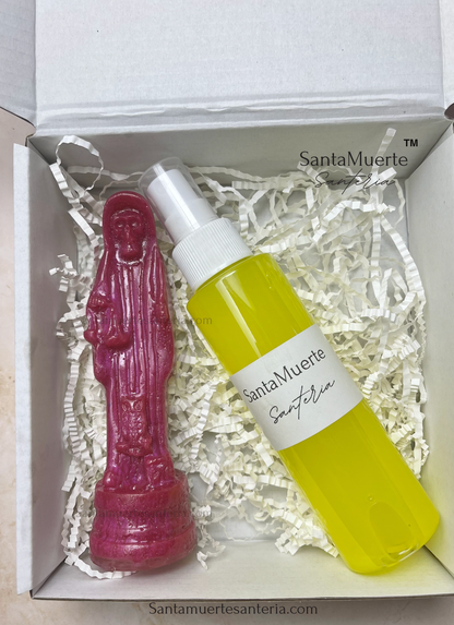 Holy Death Statue 5" Box/Caja Santa Muerte Estatua "5