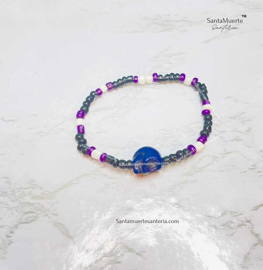 Holy Death Skull Bracelets/ Santa Muerte Calavera Pulseras