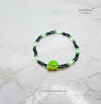 Holy Death Skull Bracelets/ Santa Muerte Calavera Pulseras