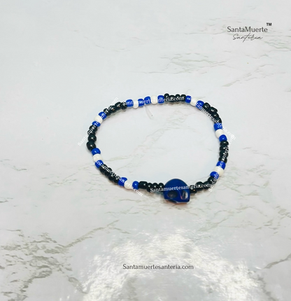Holy Death Skull Bracelets/ Santa Muerte Calavera Pulseras