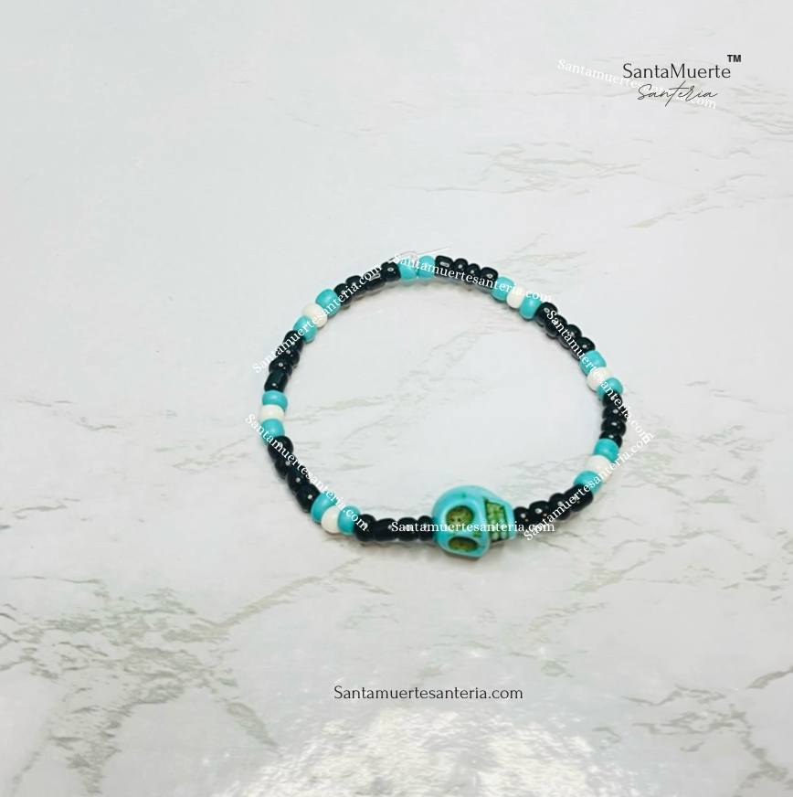 Holy Death Skull Bracelets/ Santa Muerte Calavera Pulseras